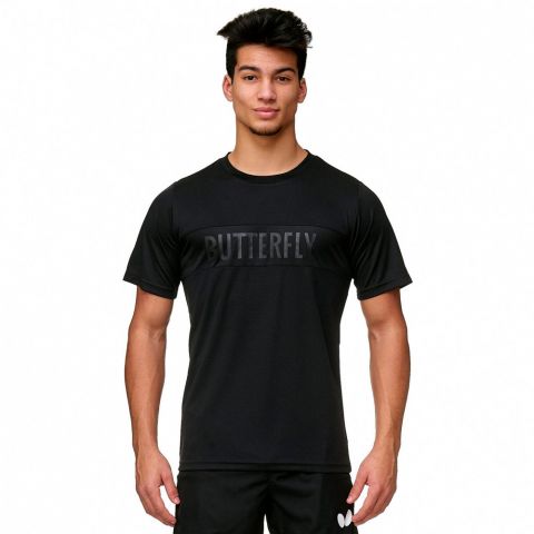 T-Shirt STRIPE black XS